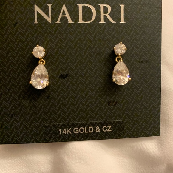 Nadri Jewelry - New nadri 14k gold earrings